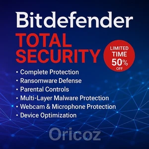 Bitdefender Total Security  2 Years For 1 Windows PC + Daily VPN - Picture 1 of 1