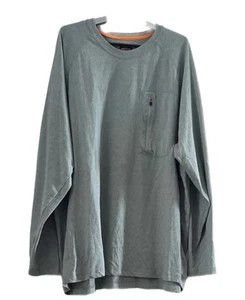 Camisa Térmica Ridgecut (J) Touchwear Grande Alta 2XL Verde Trabajo Informal Cremallera Usada en Excelente Condición - Imagen 1 de 4