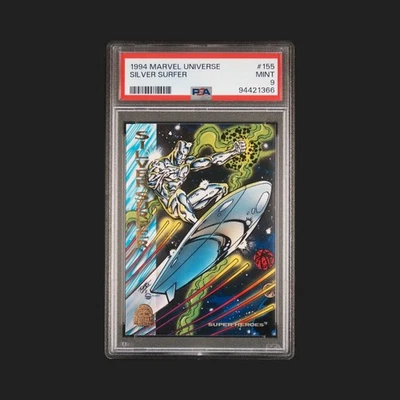 1994 Fleer Marvel Universe 银色冲浪者 #155 PSA 9 — 第 1/3 张图片