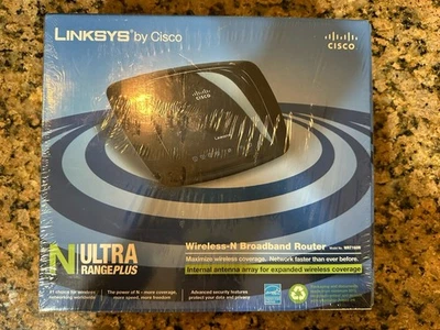 Cisco Linksys WRT160N  Wireless-N Ultra Range Plus Router New sealed (20D) - Image 1 of 4