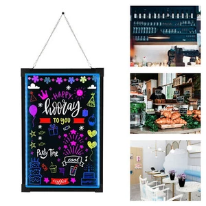 LED Schreibtafel Licht Tafel Werbetafel Leuchttafel Writing Board Reklame Tafel - Bild 1 von 17