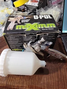 U-POL UP0313 MAXIMUM HVLP SPRAY GUN, 2.5 NOZZLE SET. USED - Bild 1 von 14