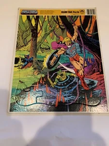 Vintage 1984 Masters of the Universe Frame Tray Puzzle 4558-1 He Man Skeletor - Picture 1 of 6