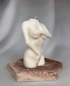 XL Shy Lady Moulded Candle - Picture 1 of 1