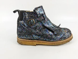 RAP Girls Iridescent Leather Boots UK 11 Eu 29 - Picture 1 of 6