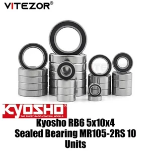 For Kyosho RB6 5x10x4 Sealed Bearing MR105-2RS 10 Units - Picture 1 of 4