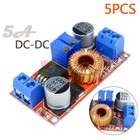 5Pcs 5A XL4015 DC Step Down Power Supply Lithium Charging Module Buck Converter