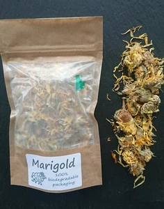 CraftyJam Ringelblume natürliche Farbstoffe gelb-grün 100 % biologisch abbaubar td - Bild 1 von 3