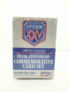 1991 NFL Pro Set Super Bowl XXV Commemorative 160 Card Set Factory Sealed - Picture 1 of 6