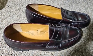 Cole Haan 03504 Men's Burgundy Leather Slip-On Dress Loafers Shoes Size 14D - Picture 1 of 8