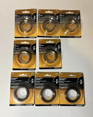 Lote de 8 cables artesanales Hillman - latón blando y acero recocido, 28 GA - nuevos sellados  Foto 1 de 4