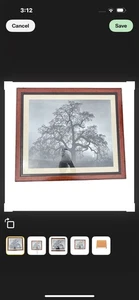 Ansel Adam’s “Oak Tree Sunset City California” Lithograph Framed Print 26x32 - Picture 1 of 5