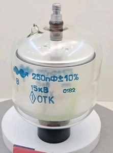VM 250 pF 15 kV - CONDENSATORE VUOTO ALTA TENSIONE - Radio Ham - Trasmettitore - Foto 1 di 4