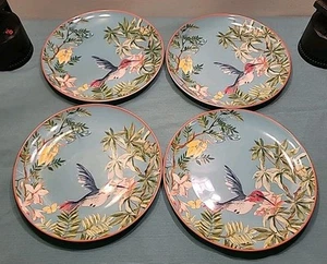 Menge 4 Williams Sonoma Havanna Garten Essteller 10,5" schön - Bild 1 von 12
