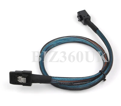 Brand New 50CM MINI SAS SFF 8643 to SFF-8087 12Gbps Data Cable connectors & SAS@ - Image 1 of 4