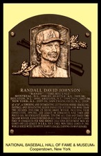 Cooperstown Hall of Fame Postcard HOF Randy Johnson Diamondbacks Mint