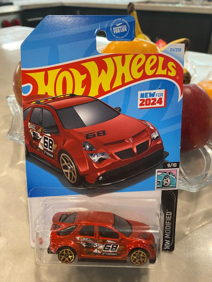 2024 Hot Wheels #111 Hw Modificato 9/10 Pontiac Aztek Custom Scuro Rossi Con / - Immagine 1 di 1