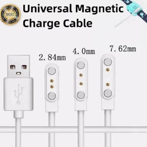 Cavo di ricarica dati USB universale 2 pin caricatore magnetico per smart watch 3 tipi - Foto 1 di 24