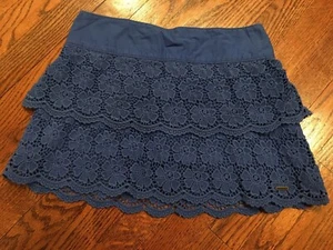 Hollister Skirt Royal blue tiered skirt size Small - Picture 1 of 4