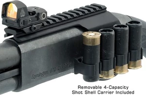 UTG 870 Optic Mount With Shot Shell Carrier - Picture 1 of 6