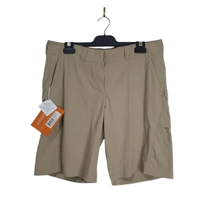 ExOfficio L/XL Khaki Beige Nylon Water Resistant Quick Dry Hiking Shorts NWT - Picture 1 of 8