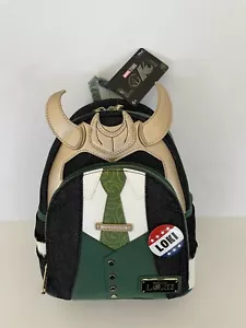 Loungefly MARVEL PRESIDENT LOKI COSPLAY Mini Backpack Bag NYCC 2021 Exclusive - Picture 1 of 4