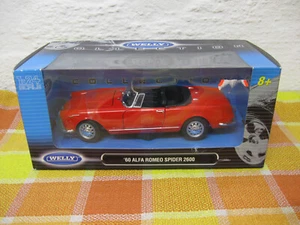 '60 Alfa Romeo Spider 2600 en rojo, 1:24 de Welly - Imagen 1 de 2