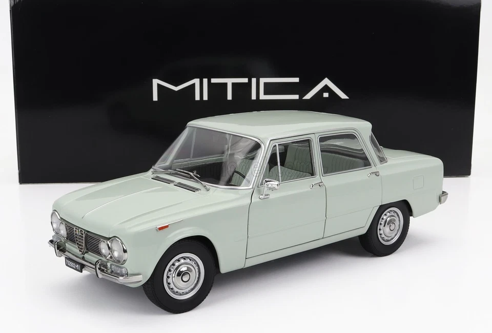 ALFA ROMEO GIULIA 1.6 TI 1962 VERDE LIGHT 1/18 MITICA 200021-D