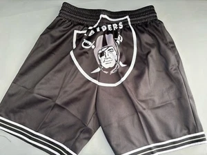 NWT Mitchell & Ness Las Vegas Raiders NFL Big Face Shorts Small MSRP $70 - Picture 1 of 7