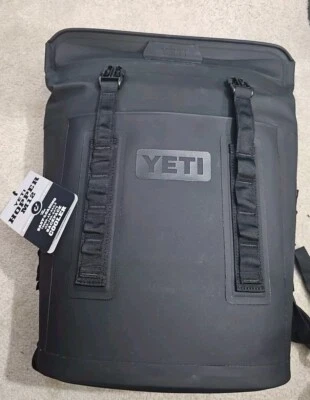 Mochila grande negra YETI Hopper M12 refrigerador al por menor $275 100 % auténtica Foto 1 de 3