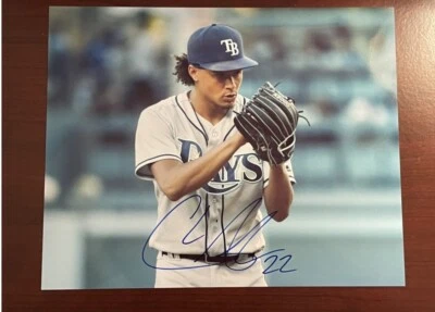 Chris Archer Signed 8x10 Photo Proof Tampa Bay Rays — 第 1/2 张图片