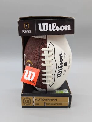 2020 National College Championship Clemson vs LSU Wilson Mini Football NCAA - Image 1 of 4