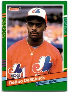 Delino DeShields 1991 Donruss #555c Montreal Expos - Picture 1 of 2