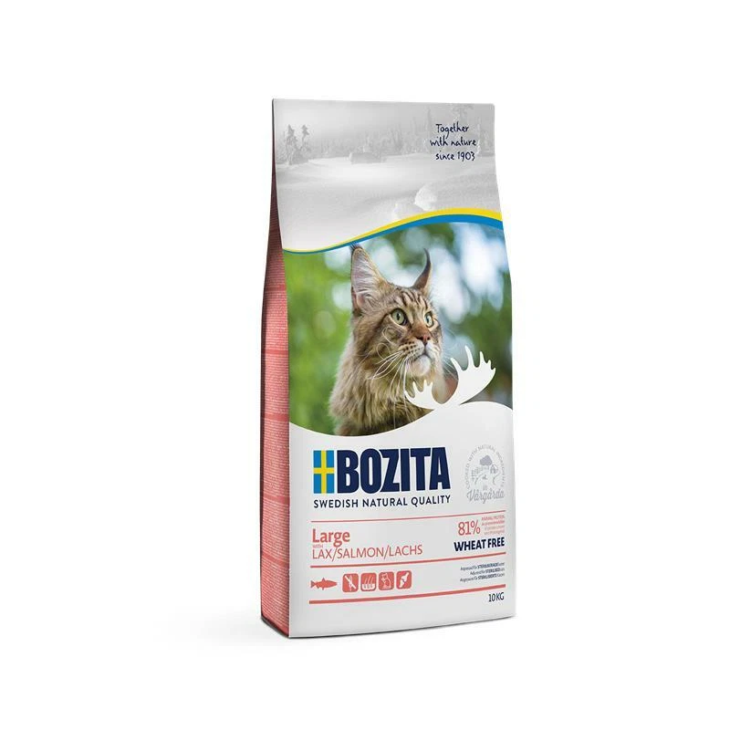 Bozita Large wheat free Salmon | 10kg Katzenfutter trocken - Bild 1 von 1