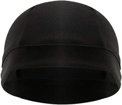 Gorras de calavera negras forro de casco gorra absorbente de sudor sombreros para correr ciclismo gorras de calavera Foto 1 de 4