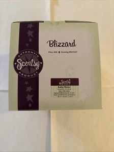 Scentsy Blizzard Wax Melt Warmer Full Size White Snowflake Retired New - Bild 1 von 12