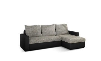Kleines Ecksofa mit Schlaffunktion Roma Sofa mit Bettfunktion L-Form Eckcouch 23 - Bild 1 von 4