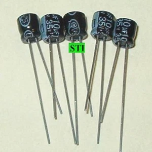 10uf 10mfd Elektrolytkondensator 35V 5 Stück Radial - Bild 1 von 1