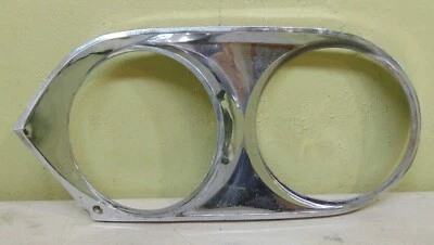 Farol original Jaguar XJS 1982-1991 moldura cromada surround acabamento OEM substituir - Imagem 1 de 4