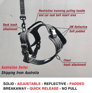 GENUINE Truelove Dog Harness Lead Collar No Pull Reflective Escape Proof - Picture 1 of 11