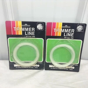 2-Vintage NOS Sealed Western Auto Outdoor Trimmer Line 50' Loop .040 95-2125-3 - Picture 1 of 6