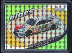 2022 Nascar Prizm Green Reactive Prizm Rides #67 Kyle Busch - Picture 1 of 2