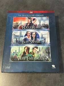 LA TRILOGIE DES GEMMES COFFRET 3 BLURAY ROUGE RUBIS BLEU SAPHIR VERT EMERAUDE VF - Picture 1 of 3