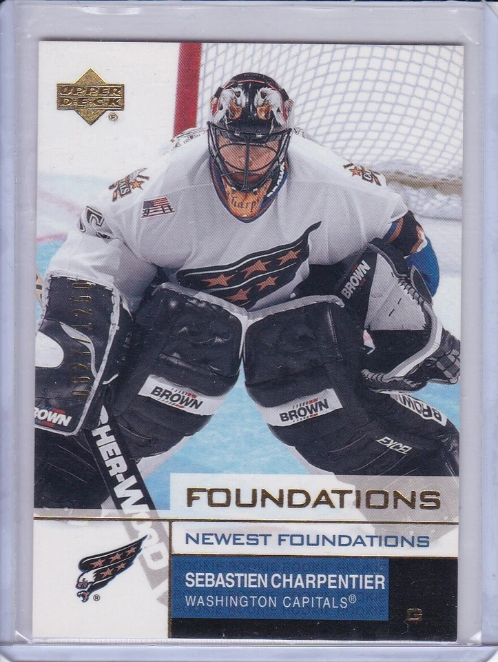 Sebastien Charpentier 2002 Upper Deck Foundations Card 142 Grade MT 0827/1250 - Image 1 of 2