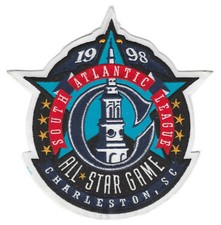 1998 SOUTH ATLANTIC LEAGUE ALL STAR GAME MINOR LEAGUE BASEBALL 7" PATCH