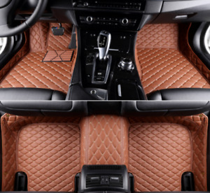 For Bentley All Models Car Floor Mats Waterproof Leather Auto Liners Luxury Rugs