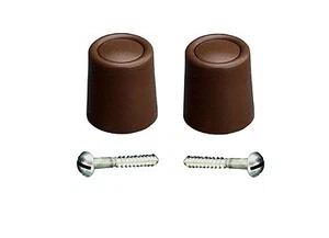 2 Stk.Türstopper Kunststoff braun für Wand oder Bodenmontage  25 x 30mm - Bild 1 von 1