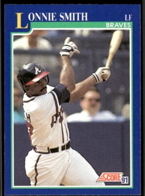 1991 Score #543 Lonnie Smith - Image 1 of 2