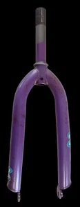 Schwinn 20" BMX Fork Purple 1" Threaded With Crown Race - Picture 1 of 7