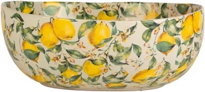 13.1in Oval Lemon Garden Serving Bowl - Picture 1 of 2